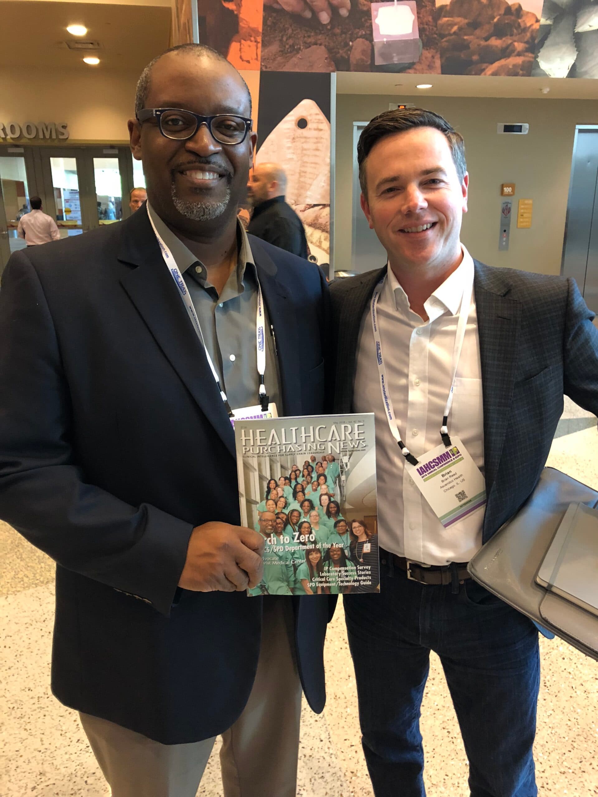 Yves Theodule with Healthcare Purchasing News